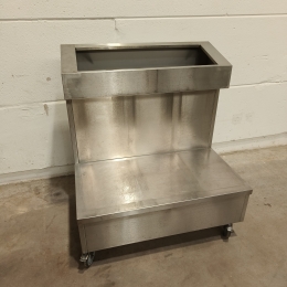 s/s Cutlery trolley